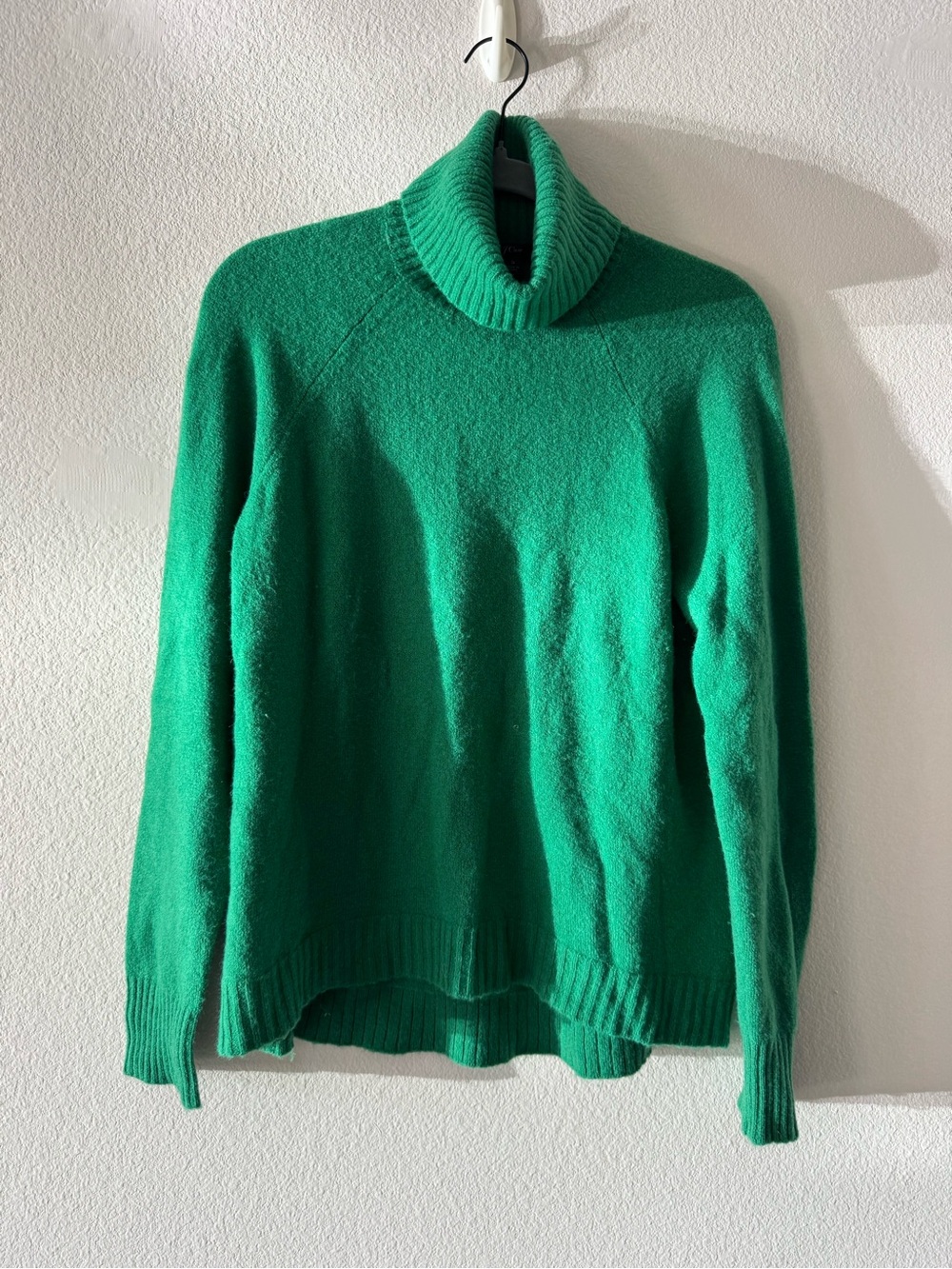J. Crew Emerald Green Turtleneck Sweater